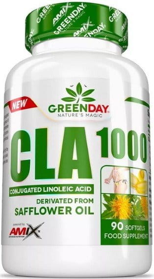 Konjugirana linolna kiselina CLA Amix Green Day CLA 1000 90 kapsula