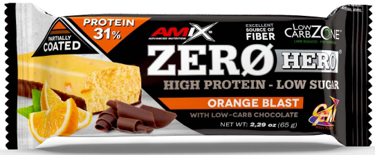 Proteinska pločica Amix Zero Hero 31% Protein 65g