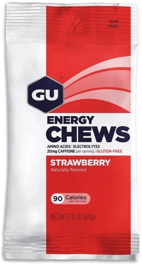 Energetski gelovi GU Energy Chews 60 g Strawberry