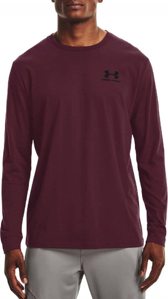 Majica Under Armour UA SPORTSTYLE LEFT CHEST LS-RED