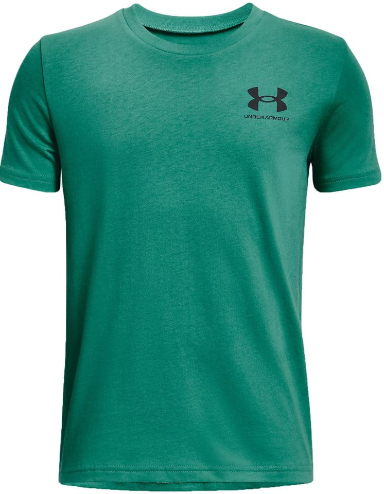 Majica Under Armour UA SPORTSTYLE LEFT CHEST SS-GRN
