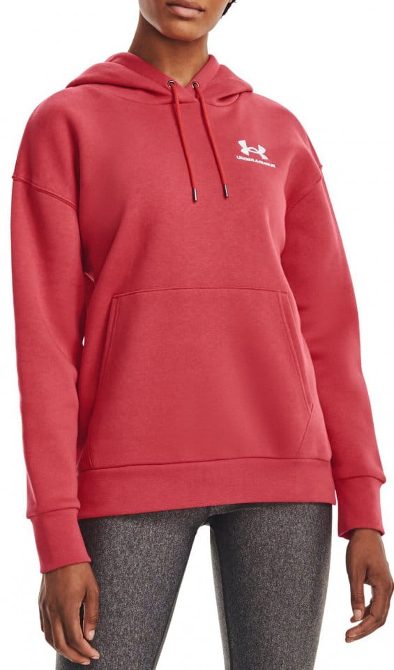 Majica s kapuljačom Under Armour Essential Fleece Hoodie-RED