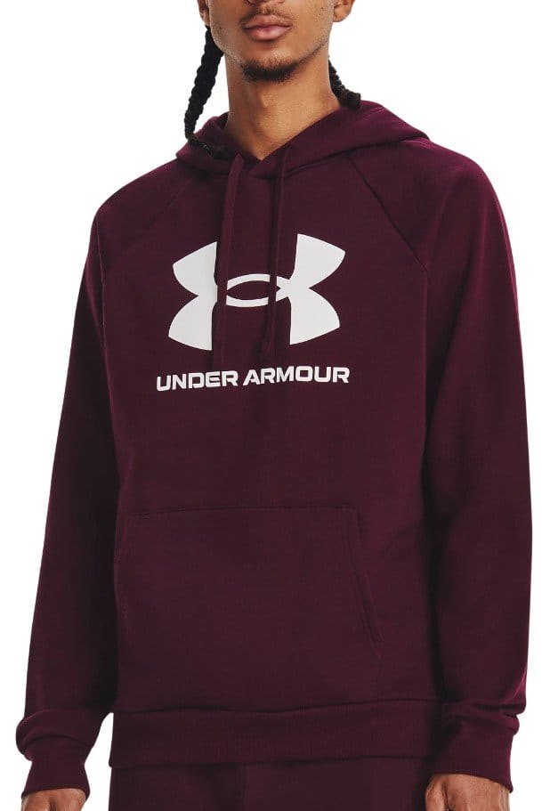 Majica s kapuljačom Under Armour UA Rival Fleece Logo HD-MRN