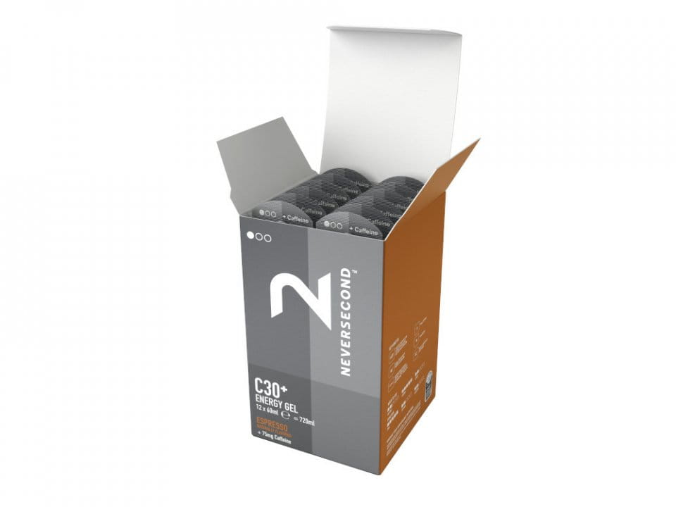 NEVERSECOND Energy Gel C30 Espresso 60 ml | 12 kutija za vrećice