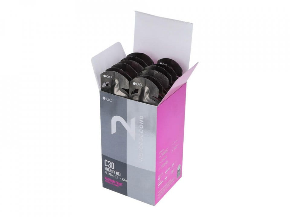 NEVERSECOND energetski gel C30 Passion Fruit 60 ml | 12 kutija za vrećice