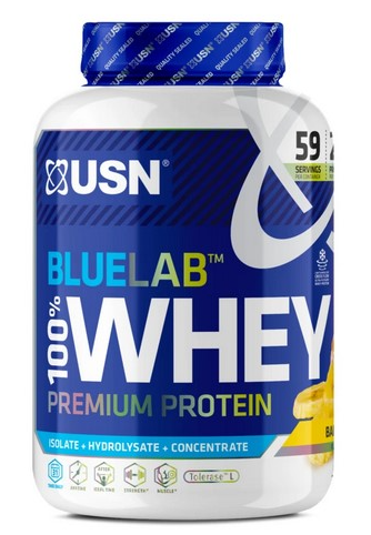 Proteinski prah USN BlueLab 100% Whey Premium Protein banana 2kg