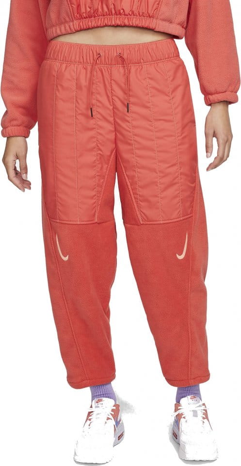 Hlače Nike Sportswear Swoosh - Women's Curve Plush Trousers