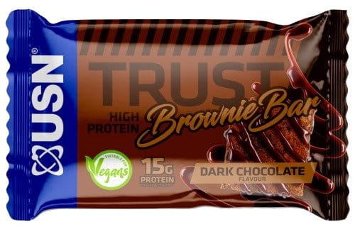 Veganska proteinska pločica USN Trust 60g brownie tamna čokolada