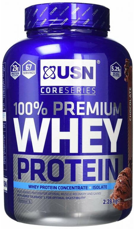 Proteinski prah USN 100% Whey Protein Premium čokoláda 2.28kg